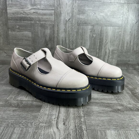 Dr. Marten's Bethan Women's size 11 Leather Light Taupe Shoes - Picture 5 of 8